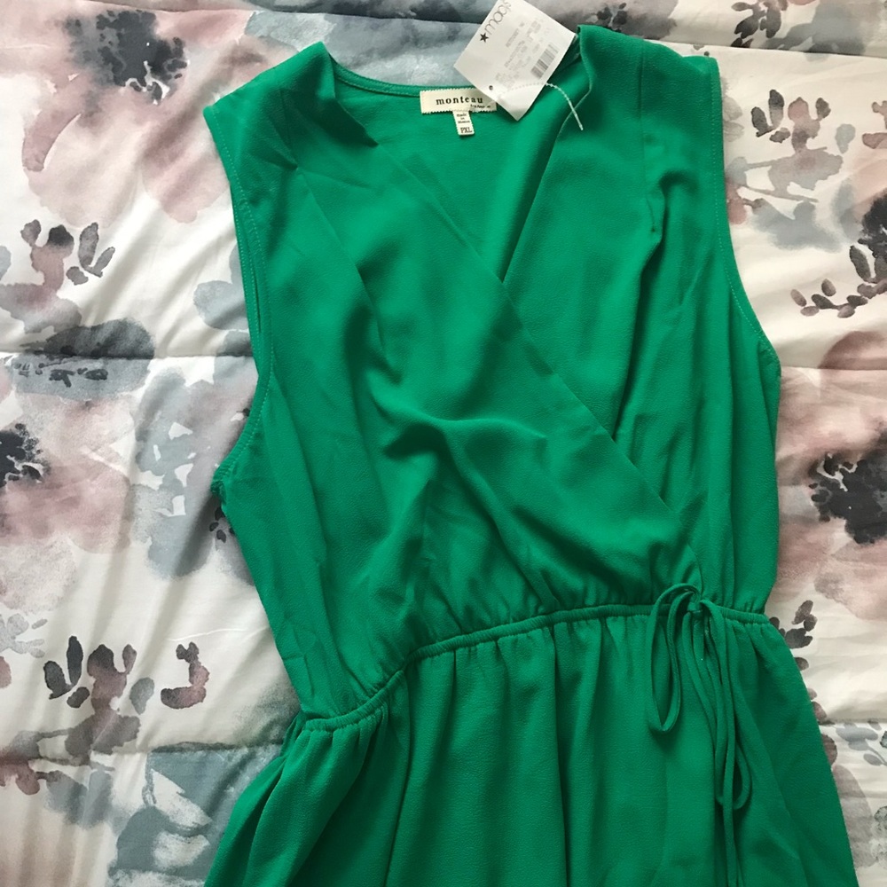 Green women’s dress